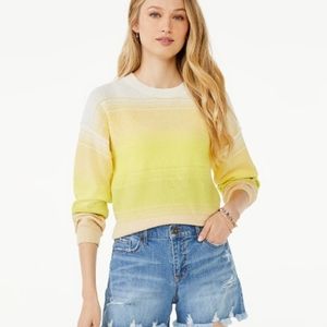 Women's Ombre Pullover Sweater. Size M